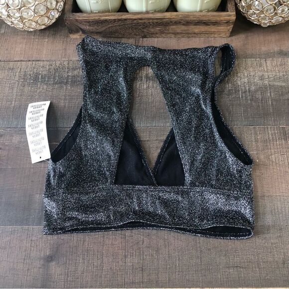 Urban Outfitters Out From Under Sparkly Plunging Bra Top - Picture 9 of 9